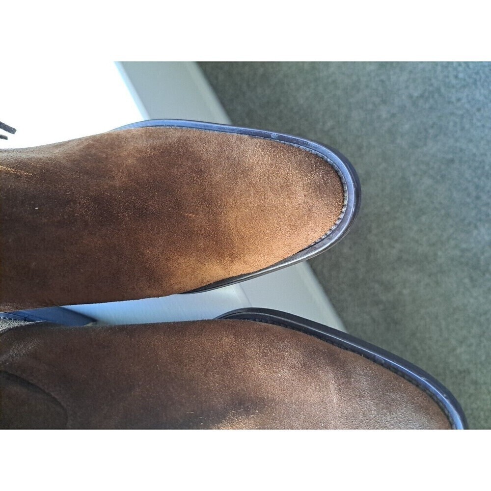 COACH Brown Tan Suede Fringe Arianna Boots Size 9 Ladies Excellent Condition - Picture 6 of 8